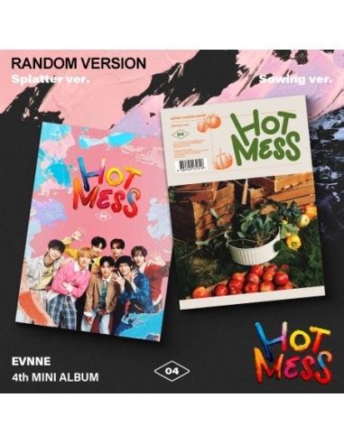 Evnne Th Mini Album Hot Mess Random Ver Cd Poster Kpoptown