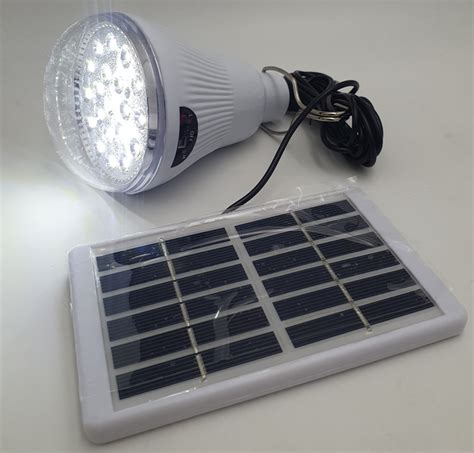 Аккумуляторная кемпинговая LED лампа с солнечной панелью светильник с ...