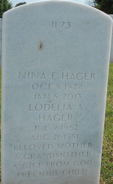Nina Elizabeth Siegenthaler Hager (1924-2013) - Find a Grave Memorial