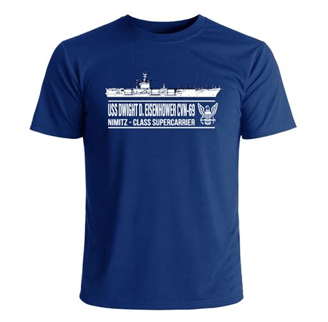 Uss Dwight D Eisenhower Cvn 69 T Shirt New Us Navy Aircraft Carrier