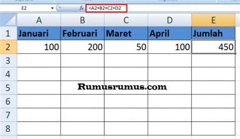 Kumpulan Rumus Excel Lengkap Beserta Contohnya Pdf Berbagai Contoh