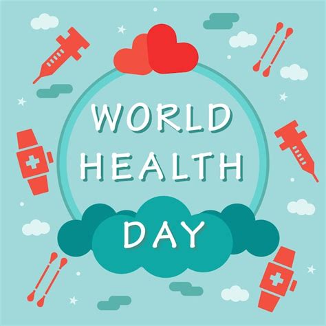 Premium Vector Vector World Health Day Element Perfect Design Poster