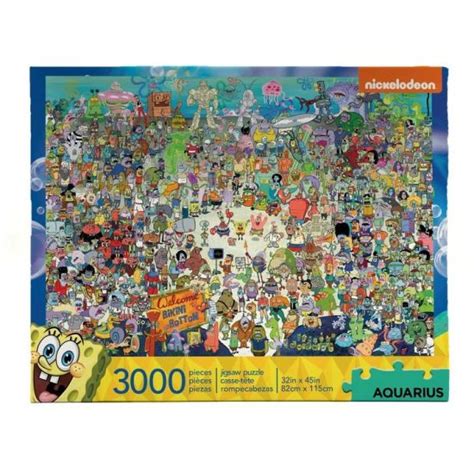 SpongeBob Bikini Bottom Jigsaw Puzzle 3000 Pieces Preorder Merchoid