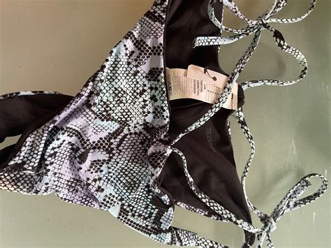 Tezenis Chic e sexy bikini printe pitone S M nuovo Neu und originalverpackt in Gordevio für