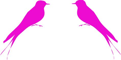 Pale Pink Bird Clip Art At Vector Clip Art Online Royalty Free And Public Domain