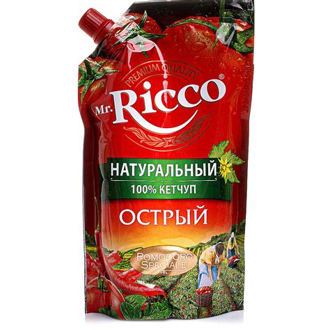 Кетчуп Mr.Ricco 350г Острый купить за 132 руб. с доставкой на дом в ...