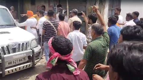 West Bengal Bypoll Violence Bjp Bagda Candidate Binoy Kumar Biswas