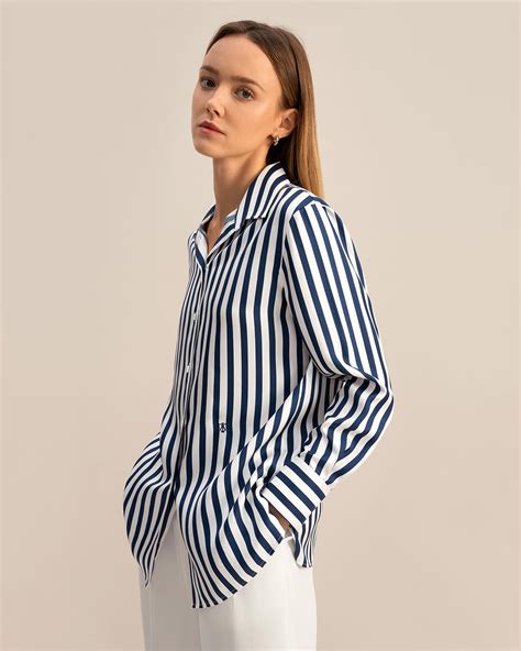 The Amalfi Stripe Silk Shirt