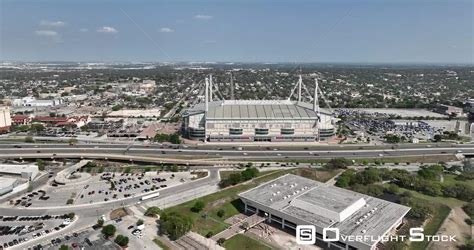 OverflightStock™ | Tower of the Americas and Alamodome, Drone Aerial View, San Antonio, Texas ...