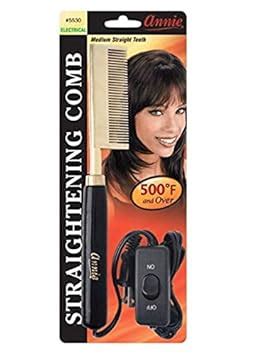 Amazon Hot And Hotter Electrical Straightening Hot Comb Medium Straight Teeth Beauty