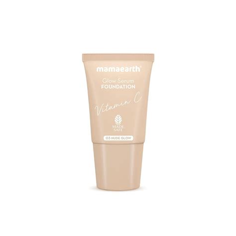 Mamaearth Glow Serum Foundation Mini Tube Nude Glow Ml KIASU MART