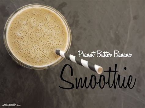 Peanut Butter Banana Smoothie - Modest Munchies