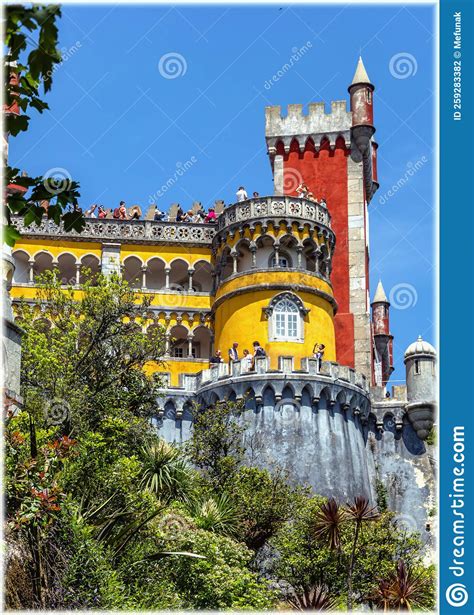 Pena Castle Royal Palace In Sintra Portugal Stock Photo Image Of