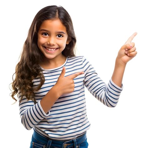 Una Joven Latina Se Ala Los Lados Imagen Premium Generada Con Ia