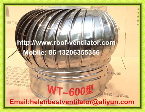 Mm Roof Turbo Ventilator For Warehouse Stainless Steel