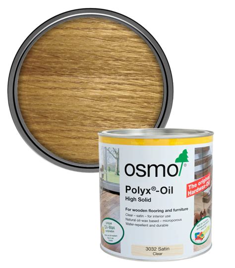 Osmo Polyx Hard Wax Oil Original Clear Satin 750ml Sprayster