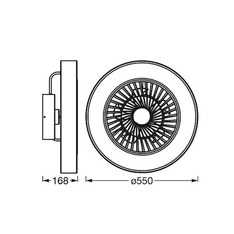 LEDVANCE SMART+ WiFi LED-Deckenventilator Cylinder | Lampenwelt.at