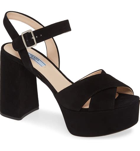 Prada Suede Platform Sandal Women Nordstrom