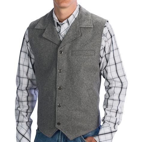 men vest wool
