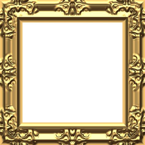 Golden Baroque Frame Free Stock Photo Public Domain Pictures