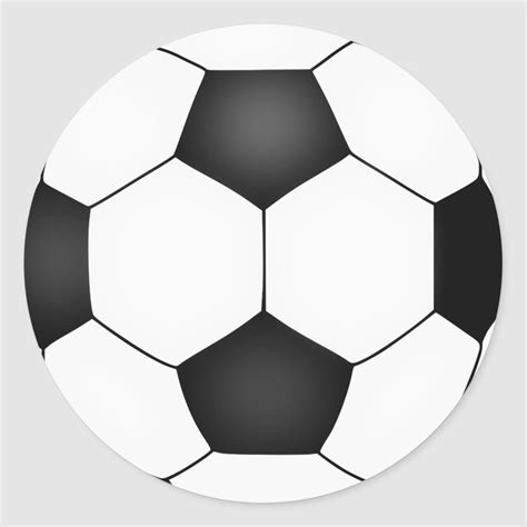 Soccer Ball Classic Round Sticker