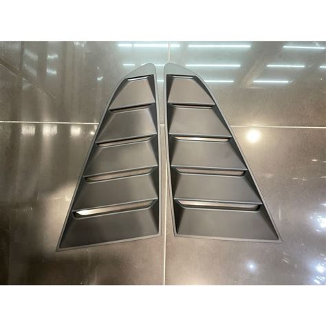 Ford Mustang Side Window Louvers Matt Black Shopee Malaysia