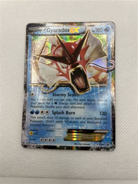 Pokemon TCG Shiny Gyarados EX XY Black Star Promo XY106 Values MAVIN