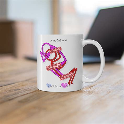 Coupling Cups A Perfect Pear Erotic Art Funny Mug Sexy Gift Sex Nsfw