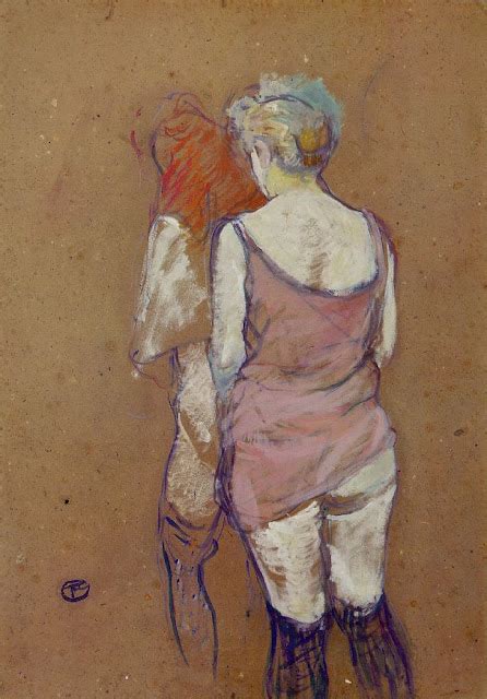 Sexo Con Arte Dos Mujeres Semidesnudas Henri De Toulouse Lautrec