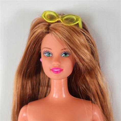 Teresa Nude Barbie Doll Streaked Hair Sunglasses For Display