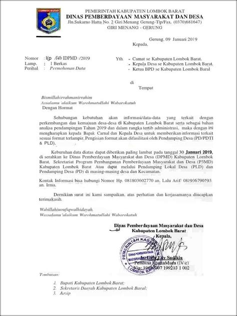 Contoh Surat Permohonan Materi Bahan Publikasi Surat