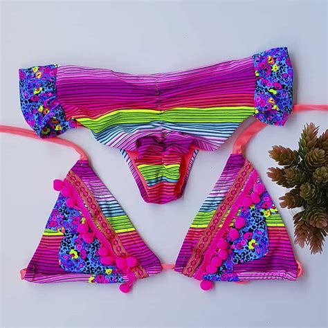 Triangulo Colores Talla S Bikini Somos Coquetas