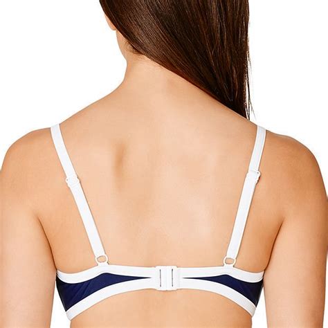 Nautical Contrast Bikini Top Target Australia