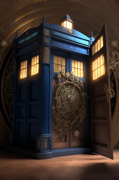 Premium Ai Image Tardis Amazing Concept Of Time Travel Stunning Photo