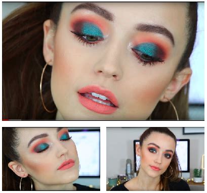 kathleen lights     palette colourpop dream st makeup