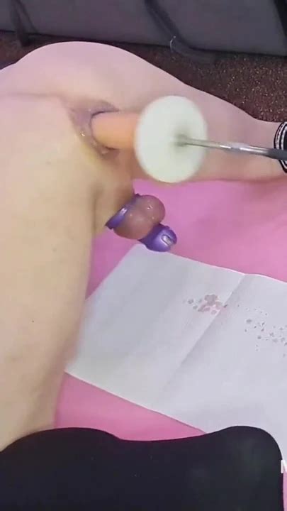 Epic Moment From Mature Dilf Mike Essex Hands Free Chastity Cage Cum And Pee Squirt On The