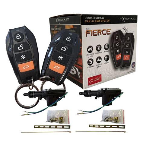 Kit De Actuador Con Alarma Para Auto Extreme Fierce Elexfi Con Sensor