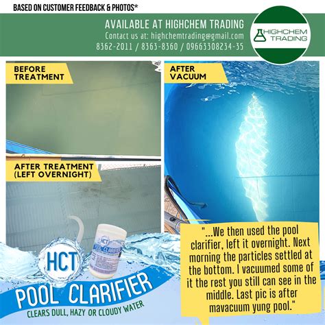 POOL CLARIFIER HCT - HIGHCHEM TRADING: Your Chemical Supplier