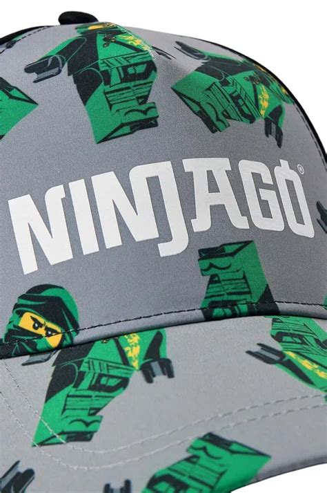 Детская хлопковая кепка Lego цвет чёрный с принтом | ANSWEAR.ua