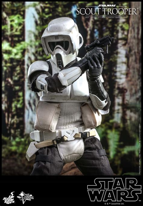 Hot Toys MMS611 星際大戰六部曲絕地大反攻帝國偵察兵Scout Trooper1 6 比例收藏級人偶