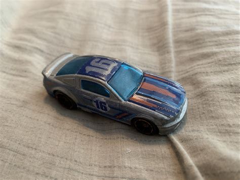 Hot Wheels Ford Mustang Silver Mattel Ships Fast