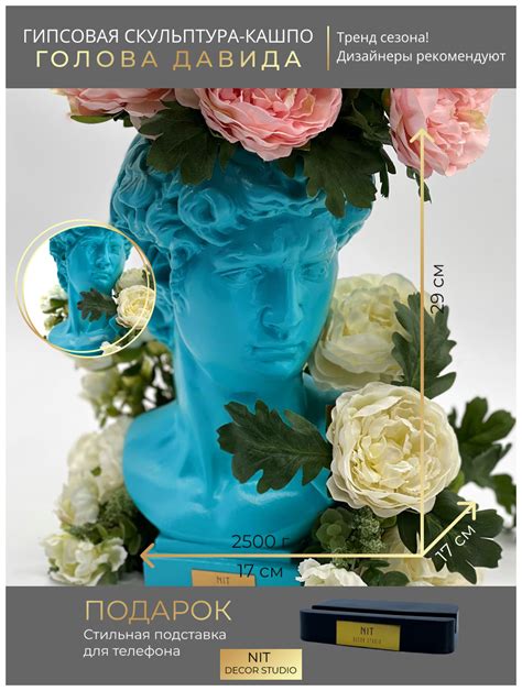 ГИПСОВАЯ ГОЛОВА ДАВИД КАШПО ВАЗА СТАТУЭТКА ИЗ ГИПСА — купить в интернет ...