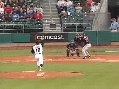 Knuckleball trajectory in slow motion : r/gifs