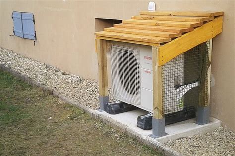 Petit Abri Pour Habiller La Ventilation Ext Rieure De La Pompe