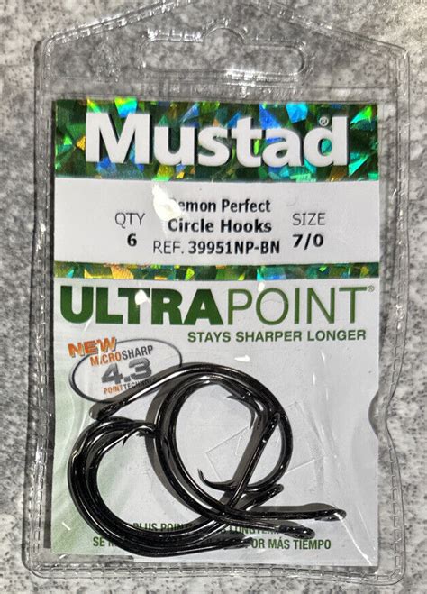 Mustad Demon Perfect Circle Hooks Ebay