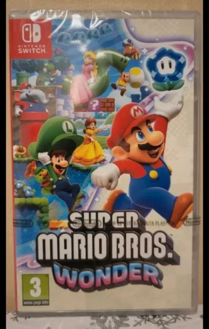 Super Mario Bros Wonder Nintendo Switch 2023 Brand New And Sealed £