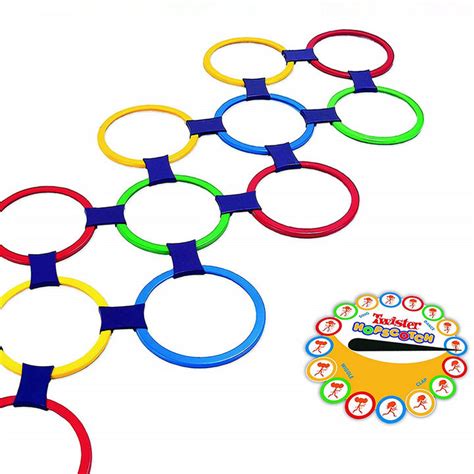Shop Online Twister Hopscotch Active Indoor Play With Rings And Spinner