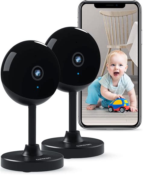 Owltron Security Camera Indoor Wifi Camera 2 Pcs Baby Monitor With