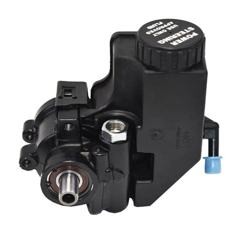 Power Steering Pump Gm Aluminum Type Ii With Integral Reservoir Black Ebay