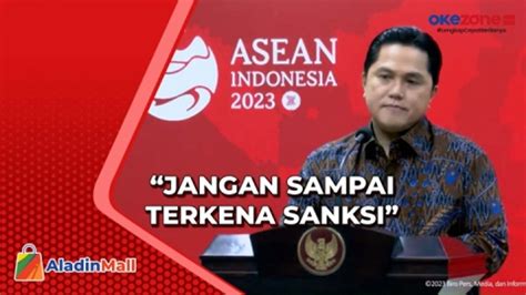 Instruksi Jokowi Pada Erick Setelah Batal Tuan Rumah Piala Dunia U